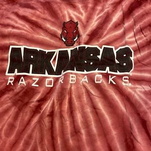 Colors are red,black and white,size small